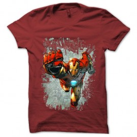 Shirt rouge Iron Man pour homme et femme