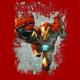 Shirt rouge Iron Man pour homme et femme