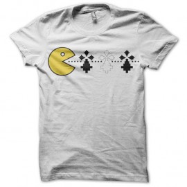 Shirt Pac Man Breizh blanc pour homme et femme