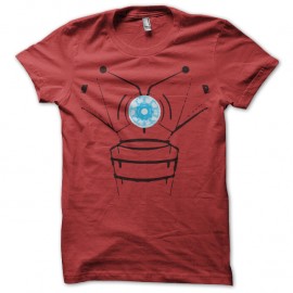 Shirt Ironman armure numéro 7 en rouge pour homme et femme