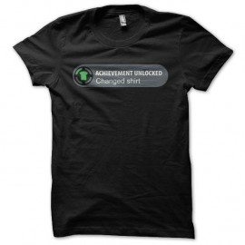 Shirt Achievement Unlocked Changed Shirt noir pour homme et femme
