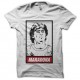 Shirt Diego Maradona parodie Obey blanc pour homme et femme