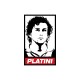 Shirt Michel Platini parodie Obey blanc pour homme et femme