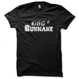 Shirt King of Bukkake noir pour homme et femme