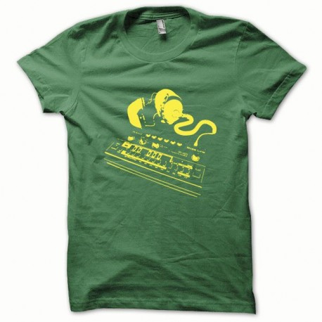 Shirt Roland TB-303 jaune/vert bouteille pour homme et femme