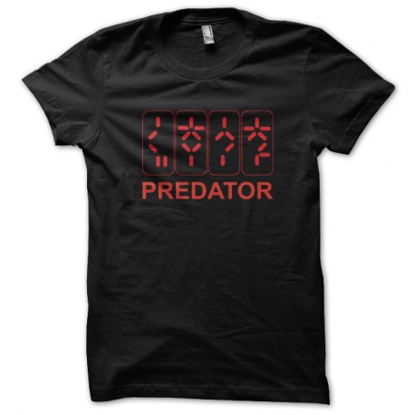 Shirt Predator le compteur noir pour homme et femme