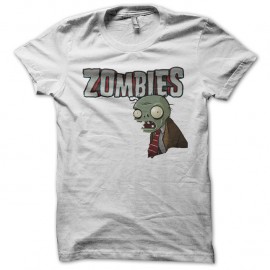 Shirt les plantes contre les zombis blanc pour homme et femme