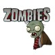 Shirt les plantes contre les zombis blanc pour homme et femme