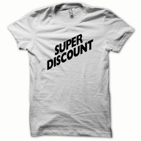 Shirt Super Discount blanc/noir pour homme et femme