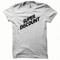 Shirt Super Discount blanc/noir pour homme et femme