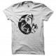 Shirt Tatouage Tribal Japonais Dragon blanc pour homme et femme