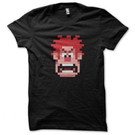 Shirt ralph version pixélisée noir pour homme et femme
