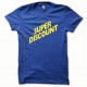 Shirt Super Discount jaune/bleu royal pour homme et femme