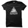Shirt Le Punk Sportif parodie Le Coq Sportif noir pour homme et femme