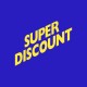 Shirt Super Discount jaune/bleu royal pour homme et femme