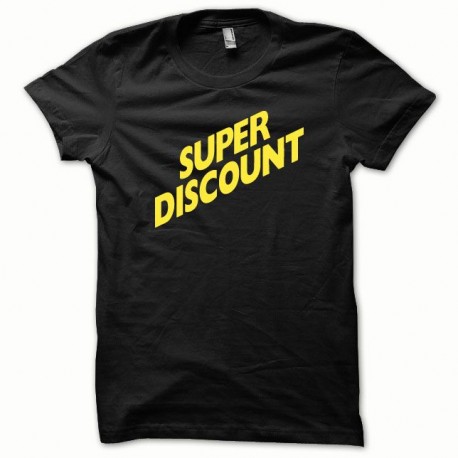 Shirt Super Discount jaune/noir pour homme et femme