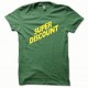 Shirt Super Discount jaune/vert bouteille pour homme et femme