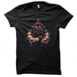 Shirt Street fighter numéro 4 noir pour homme et femme
