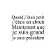 Shirt Petit Abruti Grand Président blanc pour homme et femme