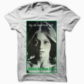 Shirt derrière la porte verte blanc pour homme et femme