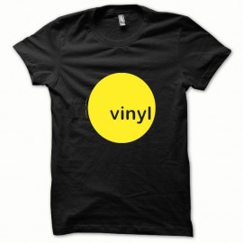 Shirt Vinyl jaune/noir pour homme et femme