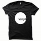 Shirt Vinyl blanc/noir pour homme et femme