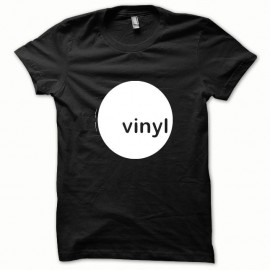 Shirt Vinyl blanc/noir pour homme et femme