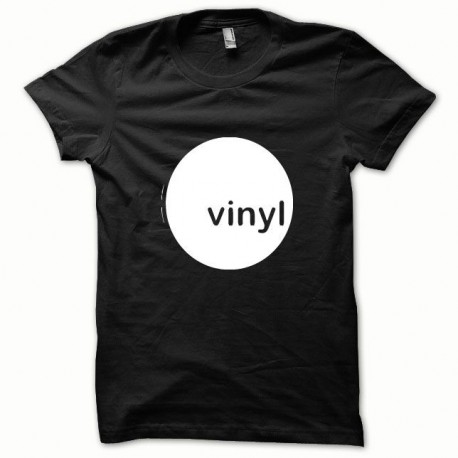 Shirt Vinyl blanc/noir pour homme et femme