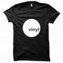 Shirt Vinyl blanc/noir pour homme et femme
