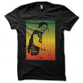 Shirt Ijahman rasta artwork noir pour homme et femme