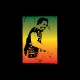 Shirt Ijahman rasta artwork noir pour homme et femme