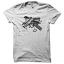 Shirt flingues fouraillage blanc pour homme et femme