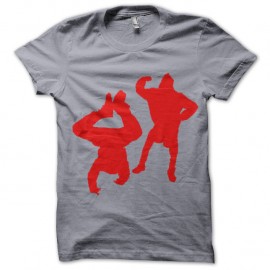 Shirt dancing men gris pour homme et femme