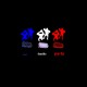 Shirt travail famille party noir pour homme et femme