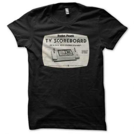 Shirt Radio Shack TV Scoreboard noir pour homme et femme