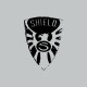 Shirt Nick Fury badge Shield gris pour homme et femme