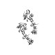 Shirt tatouage calligraphie tibétaine blanc pour homme et femme