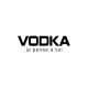 Shirt Vodka je pense à toi blanc pour homme et femme