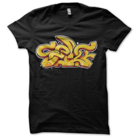 Shirt graffitis noir pour homme et femme