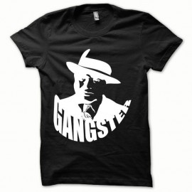 Shirt Gangster blanc/noir pour homme et femme