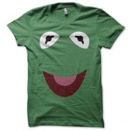 Shirt Kermit parodie Muppets Show vert pour homme et femme