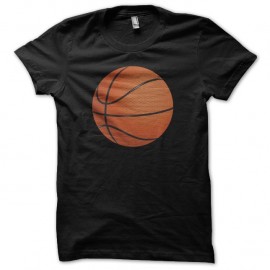 Shirt ballon Basket Ball noir pour homme et femme