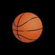 Shirt ballon Basket Ball noir pour homme et femme