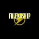 Shirt Flash Friendship justice league basis noir pour homme et femme