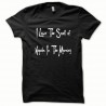 Shirt Apocalypse Now blanc/noir pour homme et femme