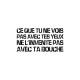 Shirt Mytho Ce que tu ne vois pas avec tes yeux ne l'invente pas avec ta bouche blanc pour homme et femme
