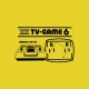 Shirt Color TV Game 6 jaune pour homme et femme