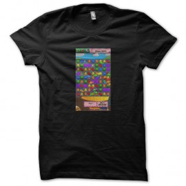 Shirt candy crush saga noir pour homme et femme