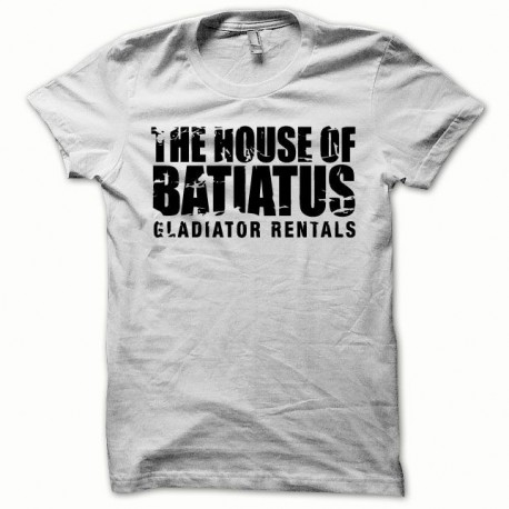 Shirt Spartacus classic blanc pour homme et femme