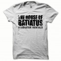 Shirt Spartacus classic blanc pour homme et femme